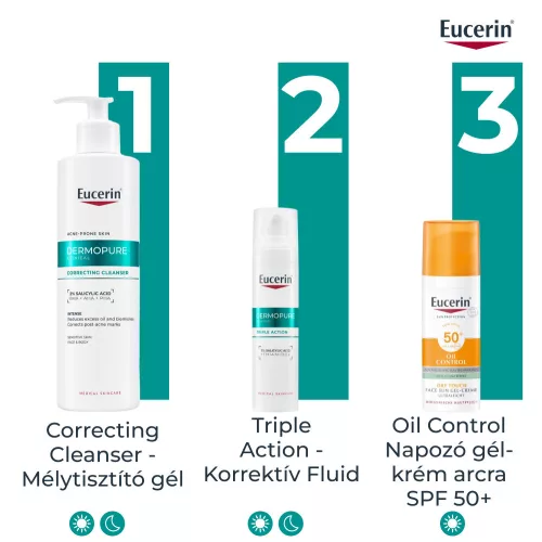 Eucerin DermoPure Clinical Mélytisztító Gél 400 ml