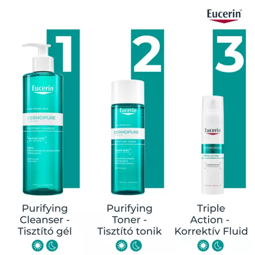 Eucerin DermoPure Clinical Tisztító Tonik 200 ml