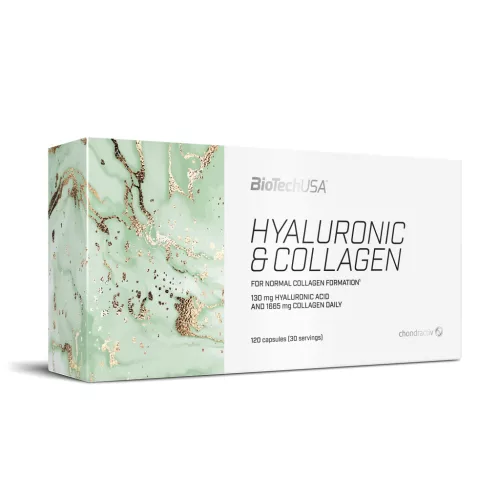 BiotechUSA Hyaluronic & Collagen kapszula 120x