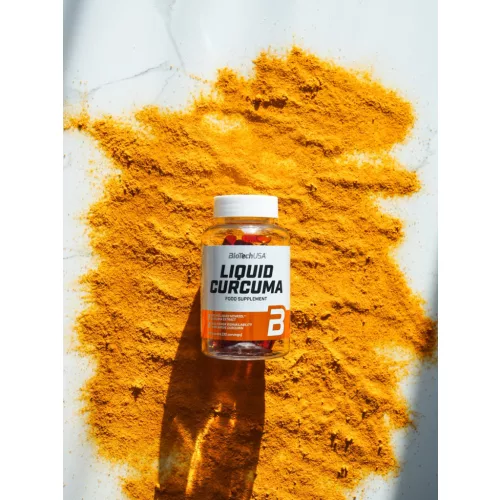 BiotechUSA Liquid Curcuma folyékony kurkuma kivonattal kapszula 30x
