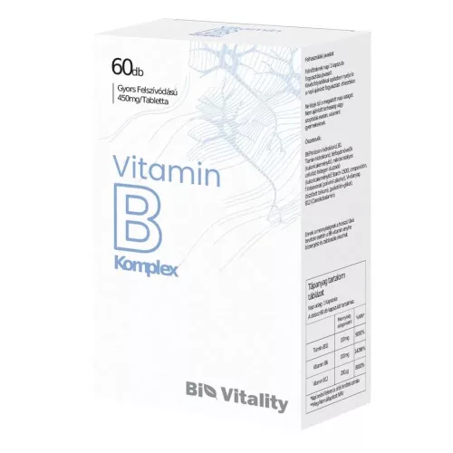 Bio Vitality B-vitamin komplex filmtabletta 60x