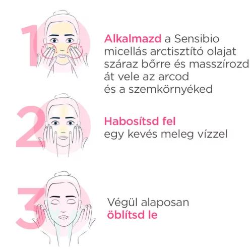 Bioderma Sensibio Micellás arctisztító olaj 150 ml 
