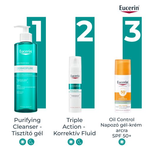 Eucerin DermoPure Clinical Triple Action Korrektív Fluid 40 ml