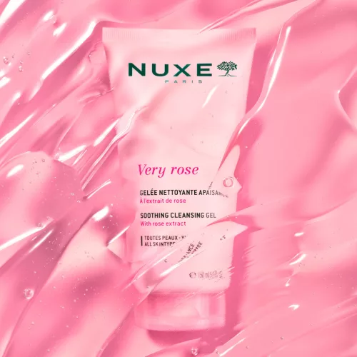 Nuxe Very Rose bőrnyugtató arctisztító gél 150ml