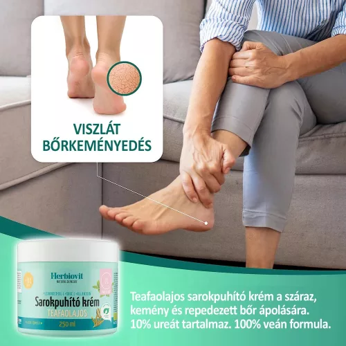 Herbiovit Sarokpuhító krém teafaolajjal 250ml