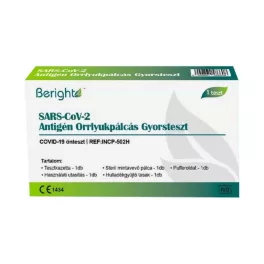   ALLTEST Beright SARS-CoV-2 Ag orrlyukpálcás gyorsteszt otthoni felhasználásra 1x