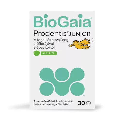 BioGaia Prodentis Junior szopogató tabletta alma ízű 30x