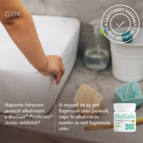 BioGaia Prodentis Junior szopogató tabletta alma ízű 30x