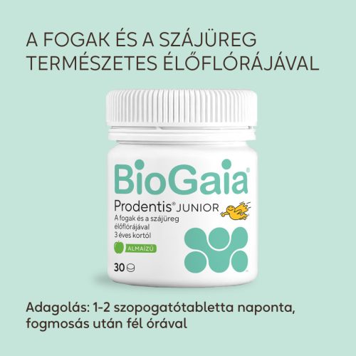 BioGaia Prodentis Junior szopogató tabletta alma ízű 30x