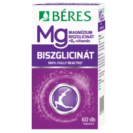 Béres Magnézium-biszglicinát+B6-vitamin kapszula 60x