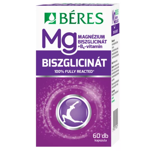 Béres Magnézium-biszglicinát+B6-vitamin kapszula 60x