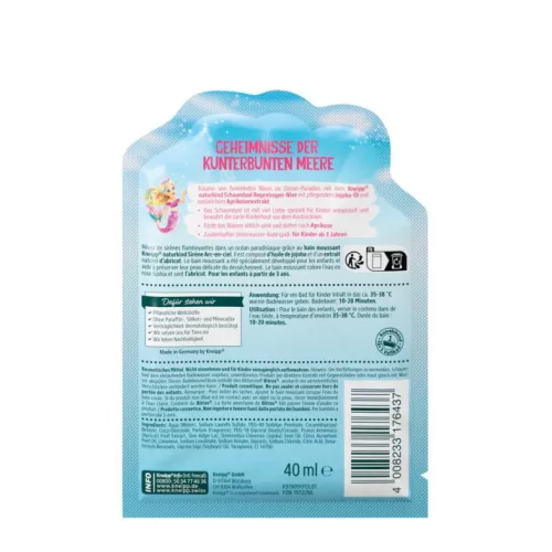 Kneipp Naturkind Habfürdő Szivárvány sellő 40ml