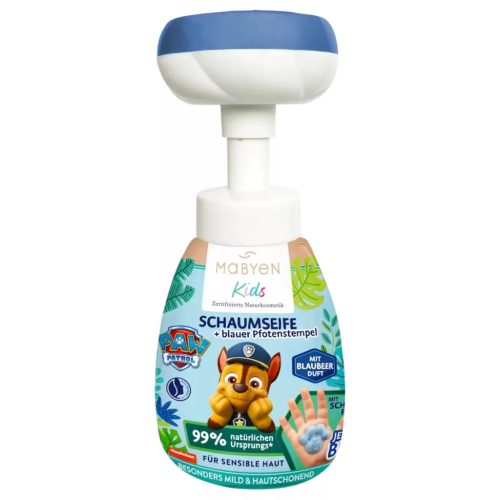 Mabyen Kids Mancs őrjárat kézmosó hab kék 180ml