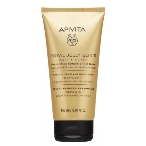 Apivita Royal Jelly Elixir Replumping haj és fejbőr kondicionáló maszk 150ml