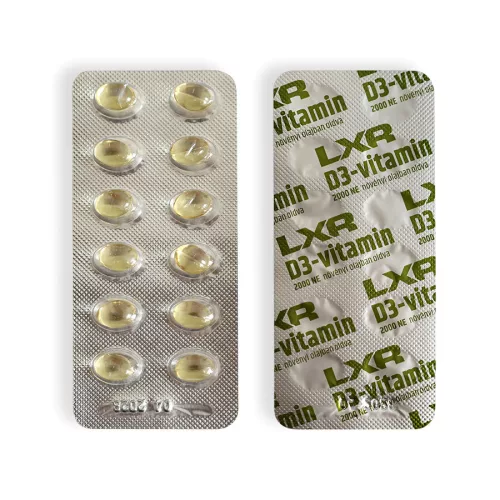 LXR D3-vitamin kapszula 60x