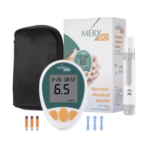 MÉRYGo Vércukorszintmérő készlet