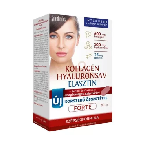 Interherb Kollagén & Hyaluronsav Elasztin Forte tabletta 30x