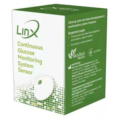 MicroTech LinX szenzor folyamatos vércukormérő
