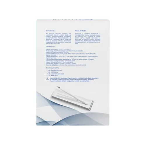 Elysium TP1000 digitális lázmérő töltődobozzal fehér 1x