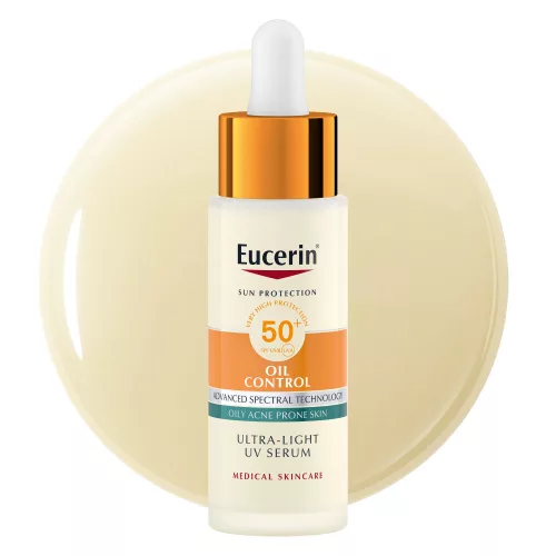 Eucerin Sun Oil Control Nappali UV Szérum arcra SPF50+ 50ml