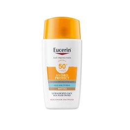   Eucerin Sun Hydro-Protect ultra könnyű színezett napozó fluid arcra SPF50 | medium árnyalat 50ml