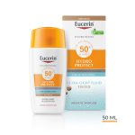 Eucerin Sun Hydro-Protect ultra könnyű színezett napozó fluid arcra SPF50 | medium árnyalat 50ml
