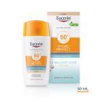 Eucerin Sun Hydro-Protect ultra könnyű színezett napozó fluid arcra SPF50 | világos árnyalat 50ml