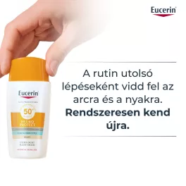   Eucerin Sun Hydro-Protect ultra könnyű színezett napozó fluid arcra SPF50 | világos árnyalat 50ml