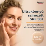 Eucerin Sun Hydro-Protect ultra könnyű színezett napozó fluid arcra SPF50 | világos árnyalat 50ml