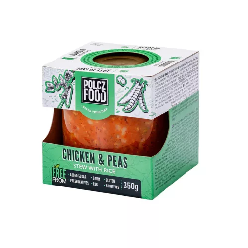 POLCZ Zöldborsós csirke rizzsel 350g