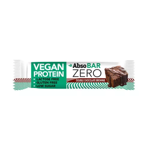 AbsoBar Zero DoubleChoc.Brownie fehérjeszelet 40g
