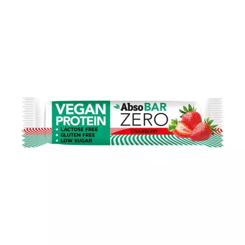 AbsoBar Zero strawberry fehérjeszelet 40g
