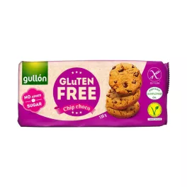 Gullon Chip-Choco diabetikus gluténmentes keksz 130g