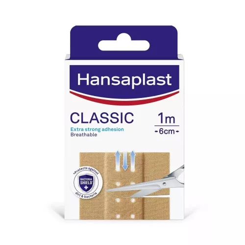 Hansaplast Classic sebtapasz 1mx6cm
